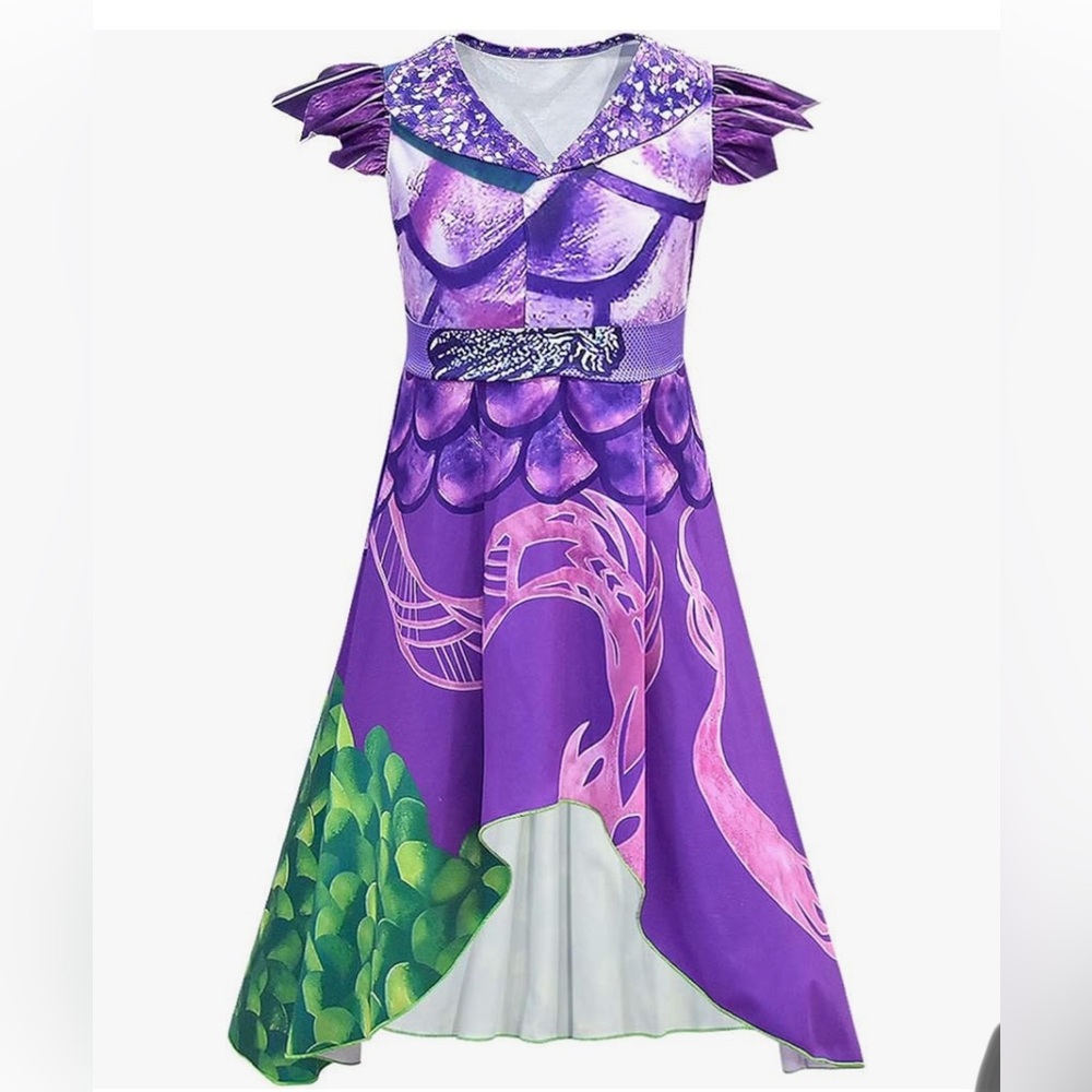 Mal Fancy Dress Girls Decendents 3 Costumes